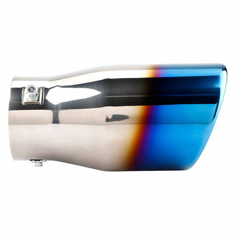 Universal Car Modified Stainless Steel Rear Exhaust Muffler Pipe Tip Tail Throat