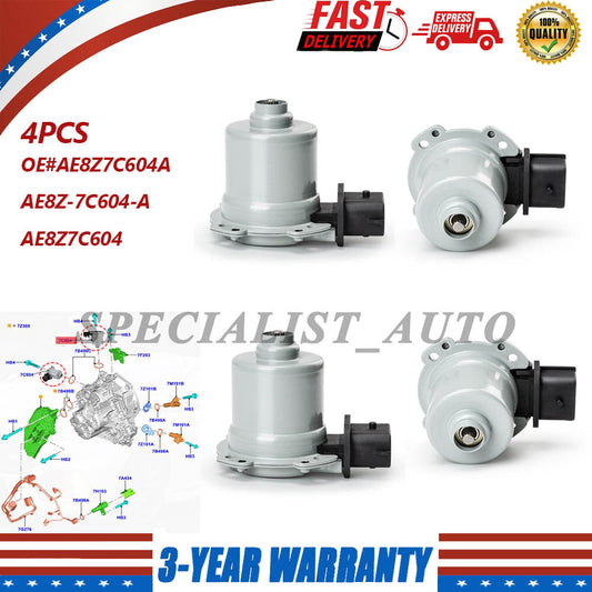 4PCS Automatic Transmission Clutch Actuator for Ford Fiesta Focus 2.0L 2012-2017