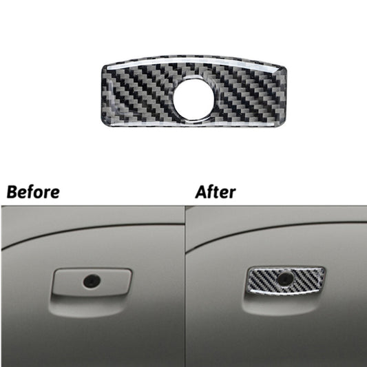Carbon Fiber Interior Glove Box Switch Cover Trim for Subaru Forester 2009-2013