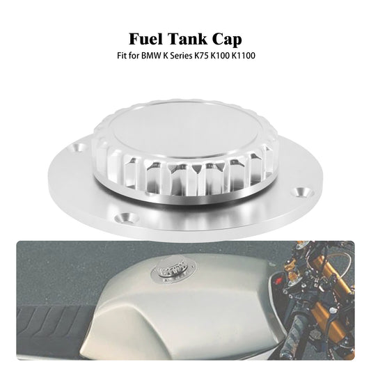 Gas Feul Chrome Tank Cap Oil Tank Petrol Cap Cover Fit for BMW K1 K75 K100 K1100