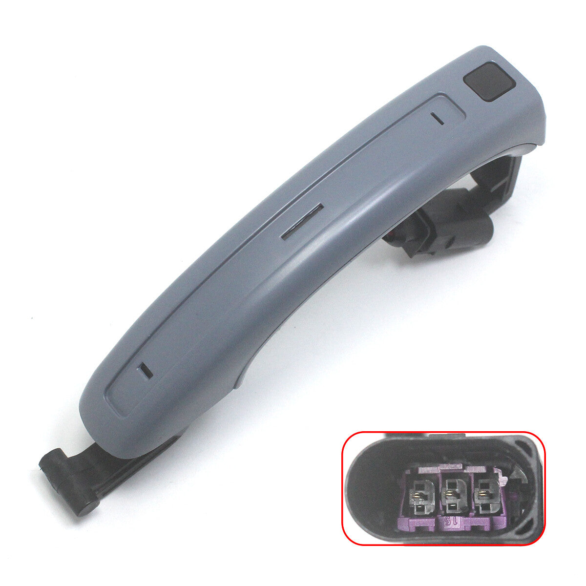 4-piece set of unpainted exterior door handles for Audi Q7 2010-2015 4L0837207A