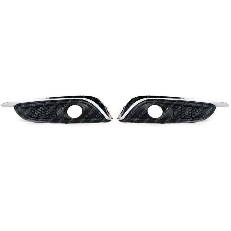Front Bumper Bezels Fog Light Covers Pair for Buick Regal 2014 2015 2016 2017