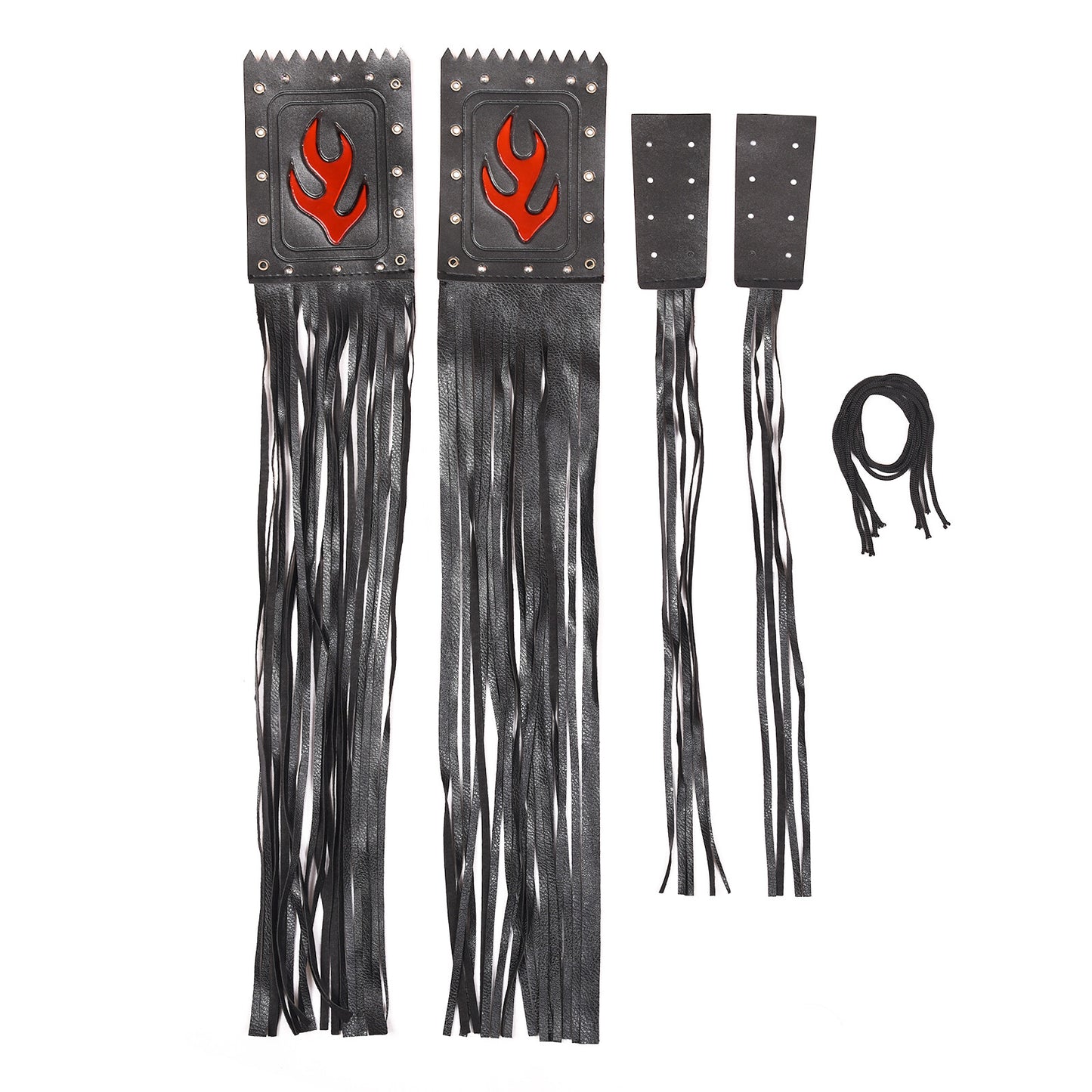 Motorcycle Tassel Fringe Handlebar Hand Grip Covers Universal Fits Most Bikes