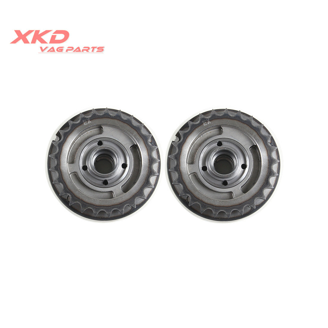 2-piece exhaust camshaft adjuster kit for Audi A4, A6 2.4L, BDW, 3.2L, AUK, BKH, BYU 4.2L, BNS