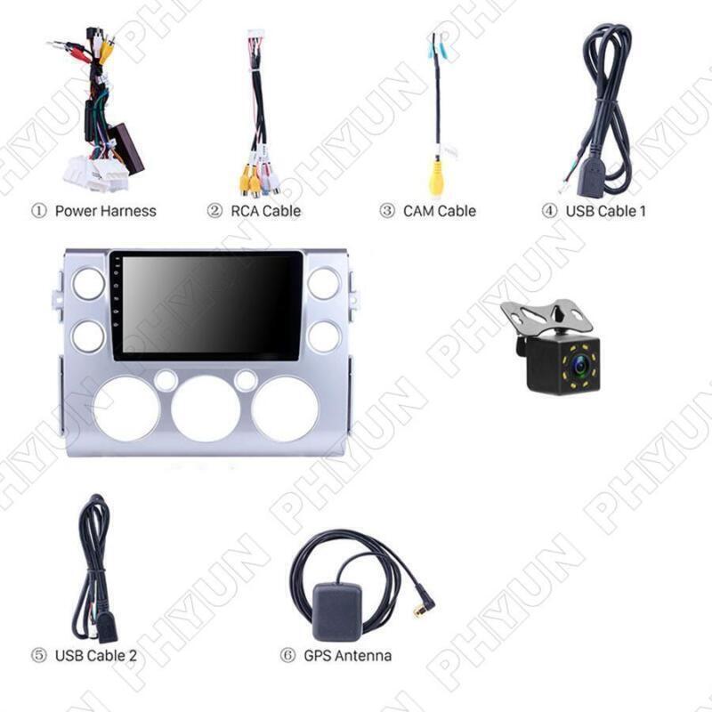 for Toyota FJ Cruiser 2007-2018 9 Android 10.0 Stereo Radio GPS Navi w/Camera