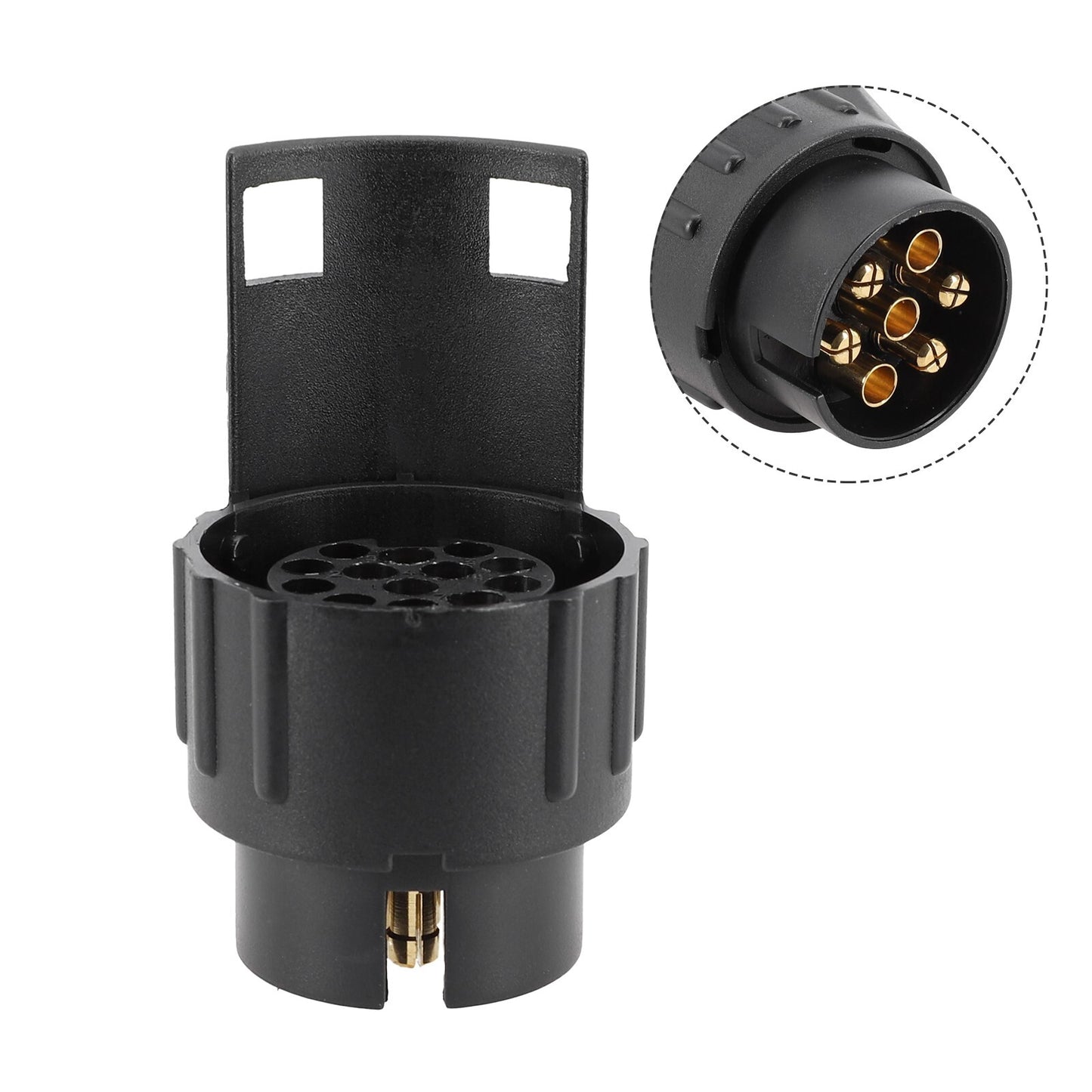 7-13 pin trailer/caravan/mop electric socket adapter plug converter