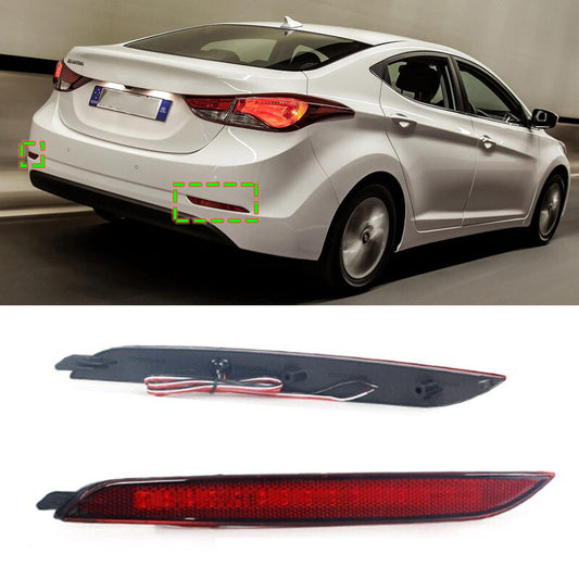 LED Rear Bumper Brake Lamp Reflect light Pair for Hyundai for Elantra 2012-2014