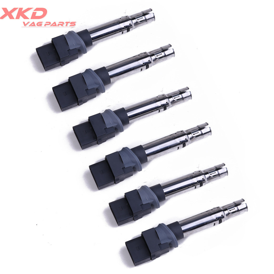 6-Piece Ignition Coil Kit for Audi A3 TT, for Volkswagen for Golf R32, Touareg Eos T5 3.2L