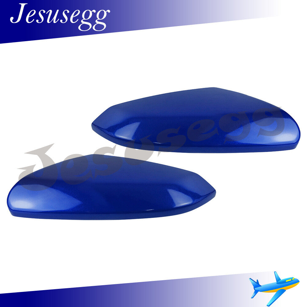 2x Mirror Cap Replacement Front RHLH for Honda for Civic 2016 2018 2019 2020 Blue