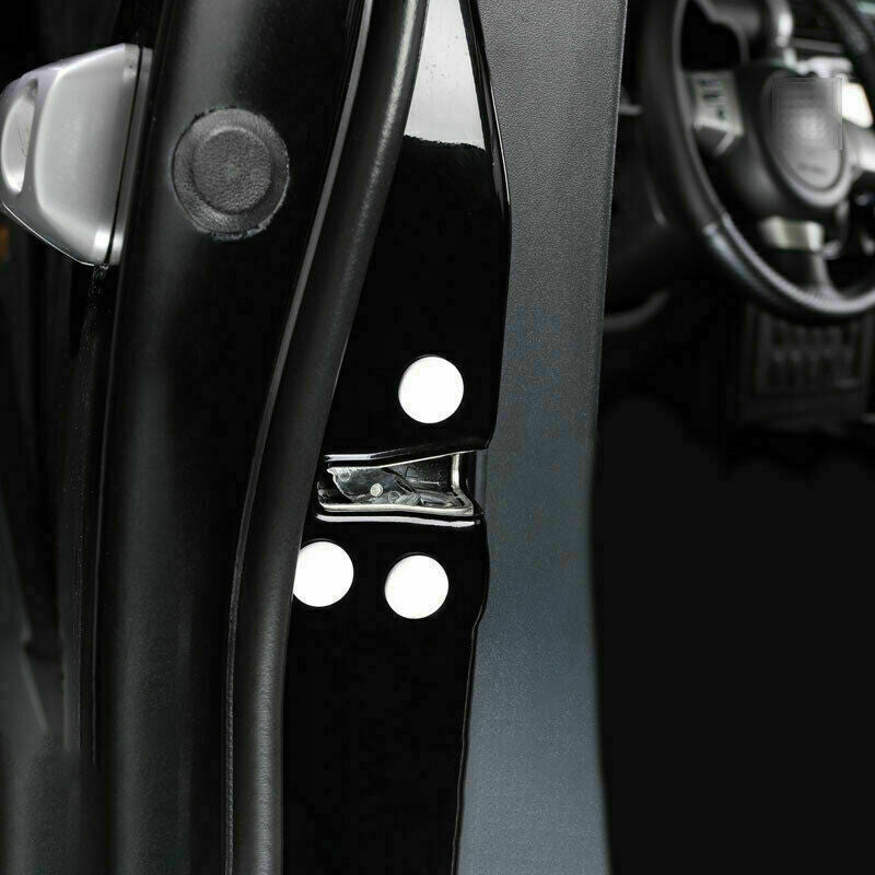 for Toyota FJ Cruiser 2007-2014 ABS White Exterior Car Door Screws Cap Trim 1Set