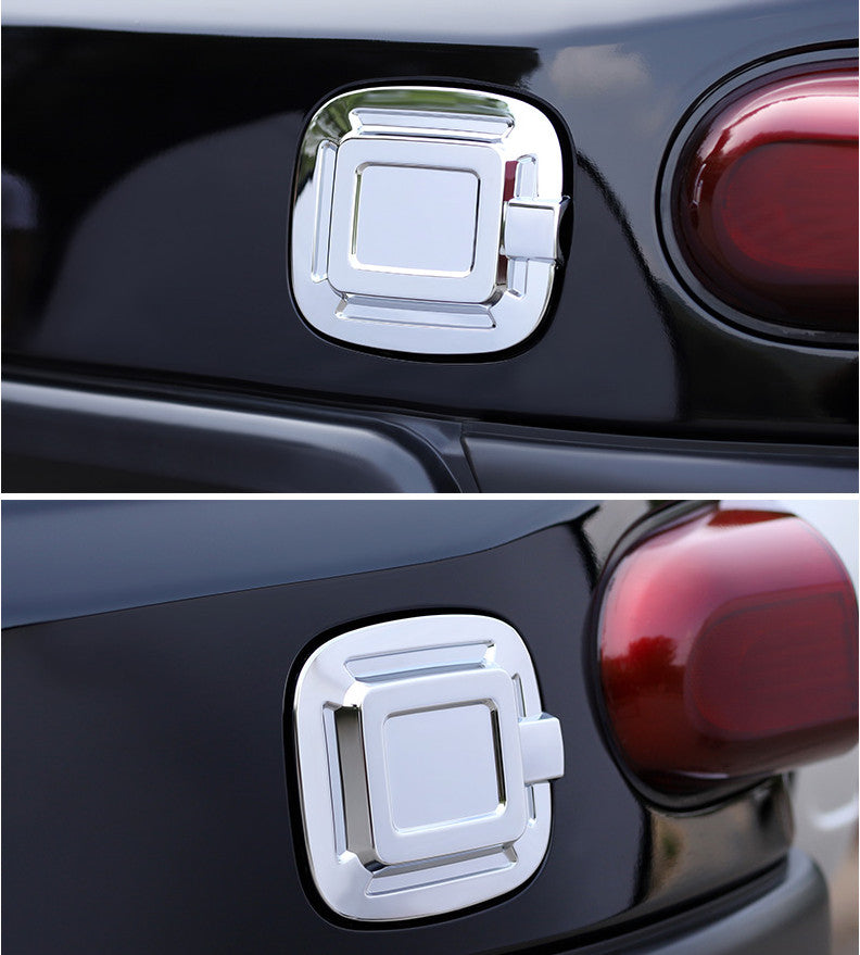 for Toyota FJ Cruiser 2007-2020 Chrome Exterior Fuel Tank Oil Gas Cap Cover Trim