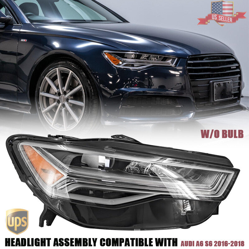 Passenger Side LED Headlight Lamp 4G0941034K For 2016 2017 2018 for AUDI A6 S6 RH