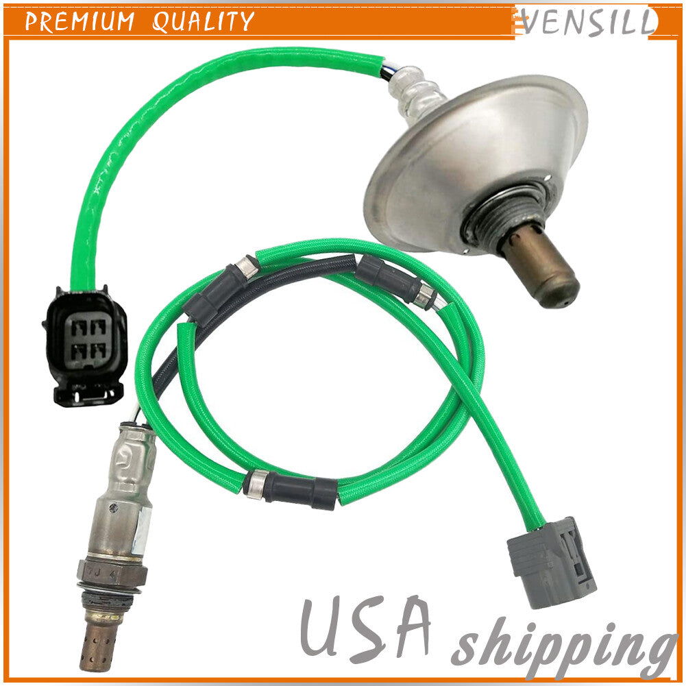 2Pcs Up+Downstream Oxygen Sensor 234-9077 234-4218 for Honda Fit 1.5L 2009 2010