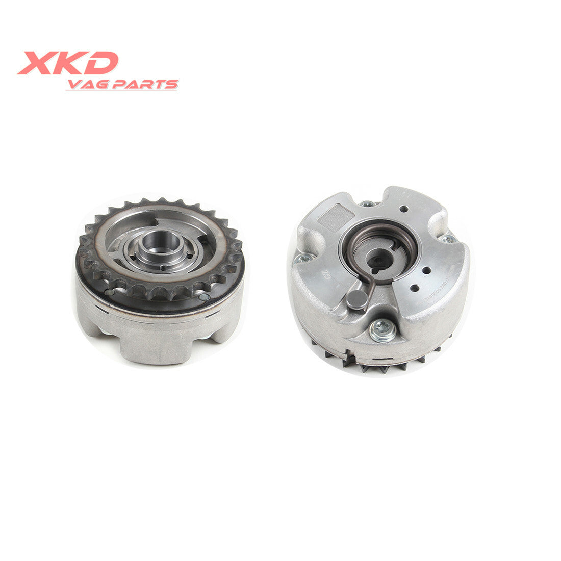 2-piece exhaust camshaft adjuster kit for Audi A4, A6 2.4L, BDW, 3.2L, AUK, BKH, BYU 4.2L, BNS
