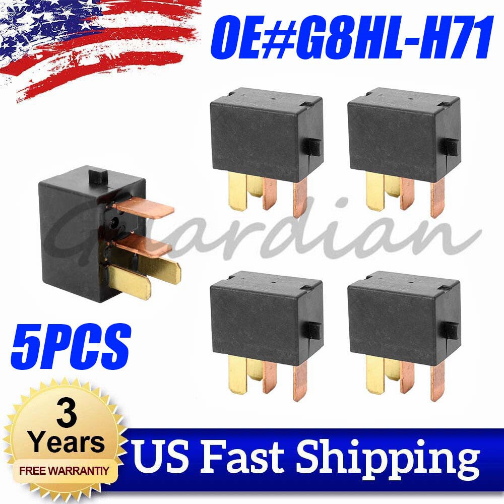 5X A/C Compressor Relay G8HL-H71 for Honda Odyssey Pilot Ridgeline CR-V CR-Z