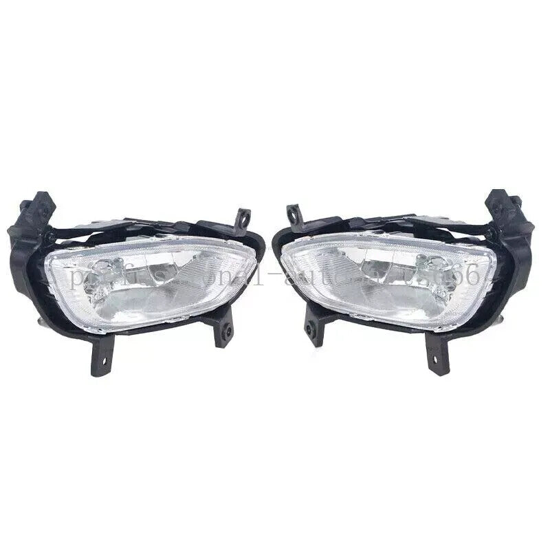 1. Dual front fog light/driving light transparent lens for Kia Rio K2 sedan (2012-2015)