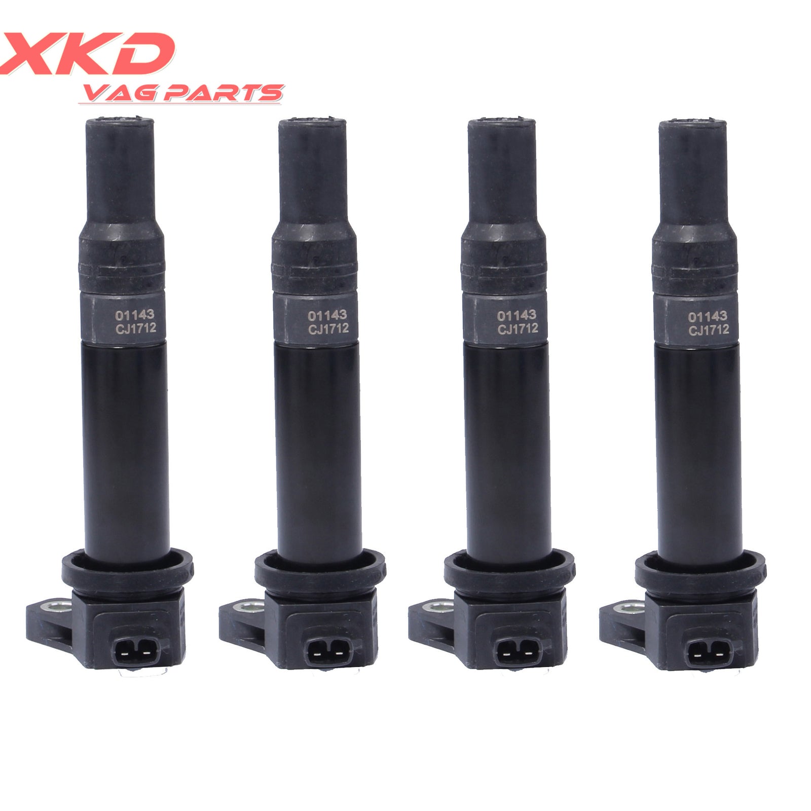 4-Piece Ignition Coil for Kia Rio, Rio5, for Hyundai Accord 1.6 L4 (2006-2011) 27300-26640