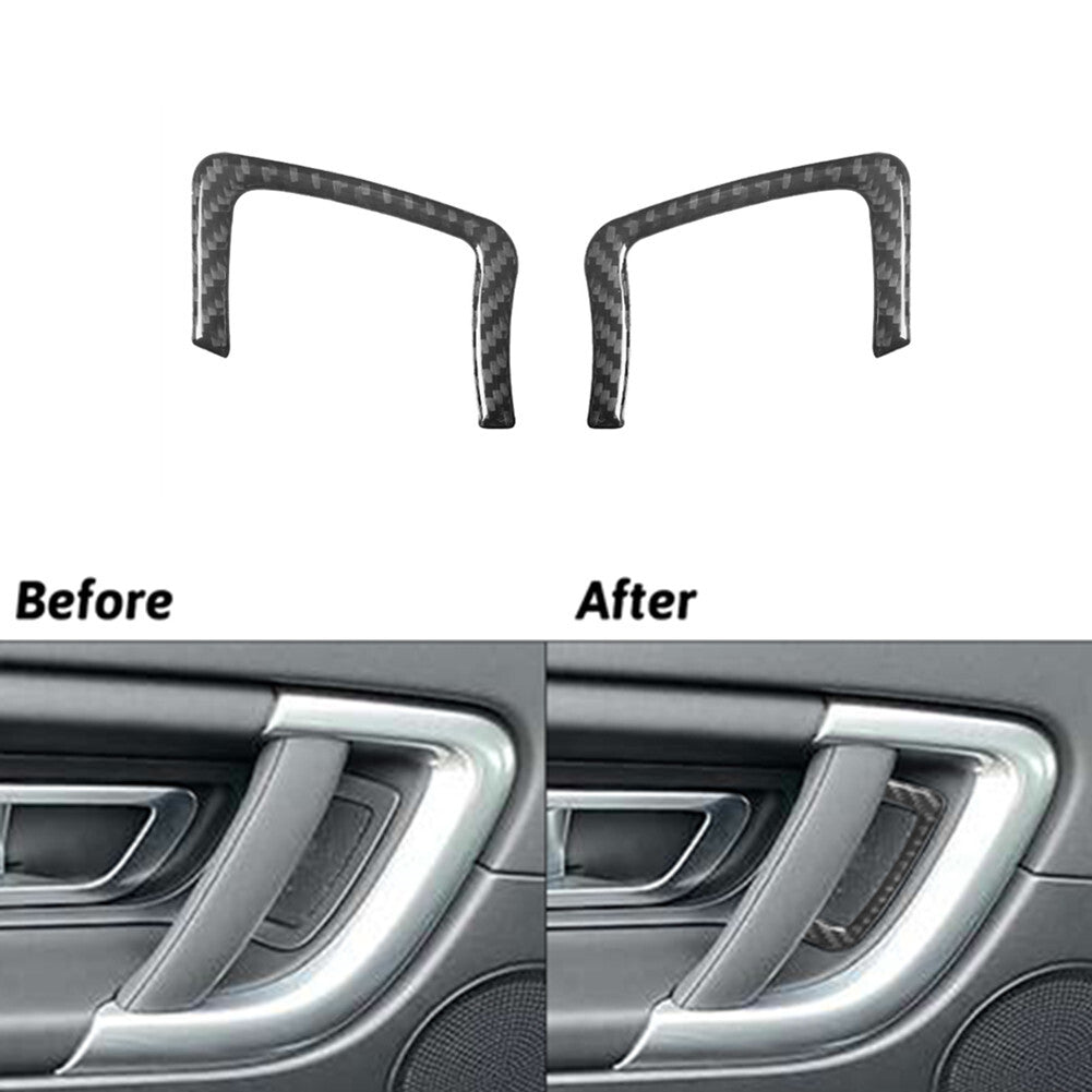 Carbon Fiber Rear Door Handle Top Trim for Land Rover Discovery Sport 2015-2019