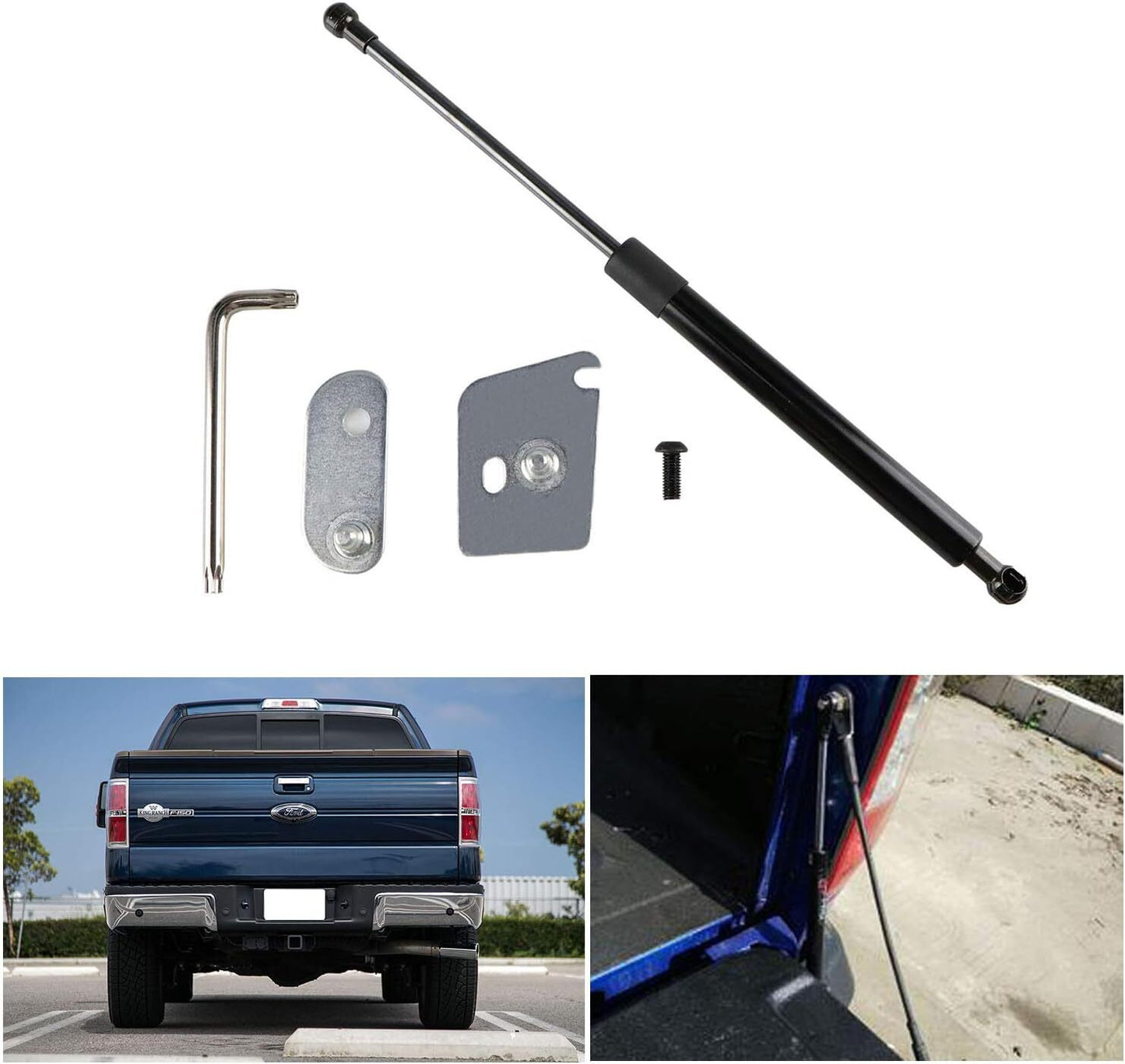 Truck tailgate auxiliary shock absorber strut lift support suitable for Ford F-150 2015-2020