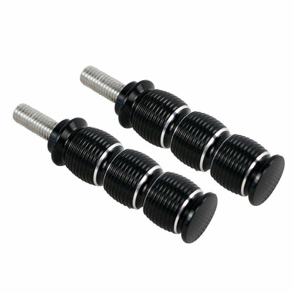 Black shifter brake studs for motorcycles suitable for Sixty Bobber, Indian Scouts, 2015-2018.