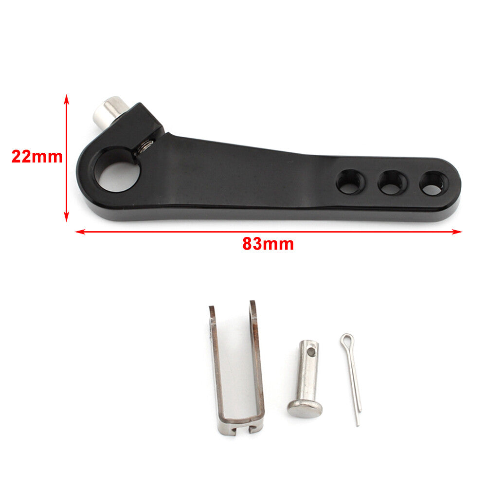 Clutch Arm Extension Pull Clutch Lever for Yamaha Tenere700 T7 2019-2022 Black