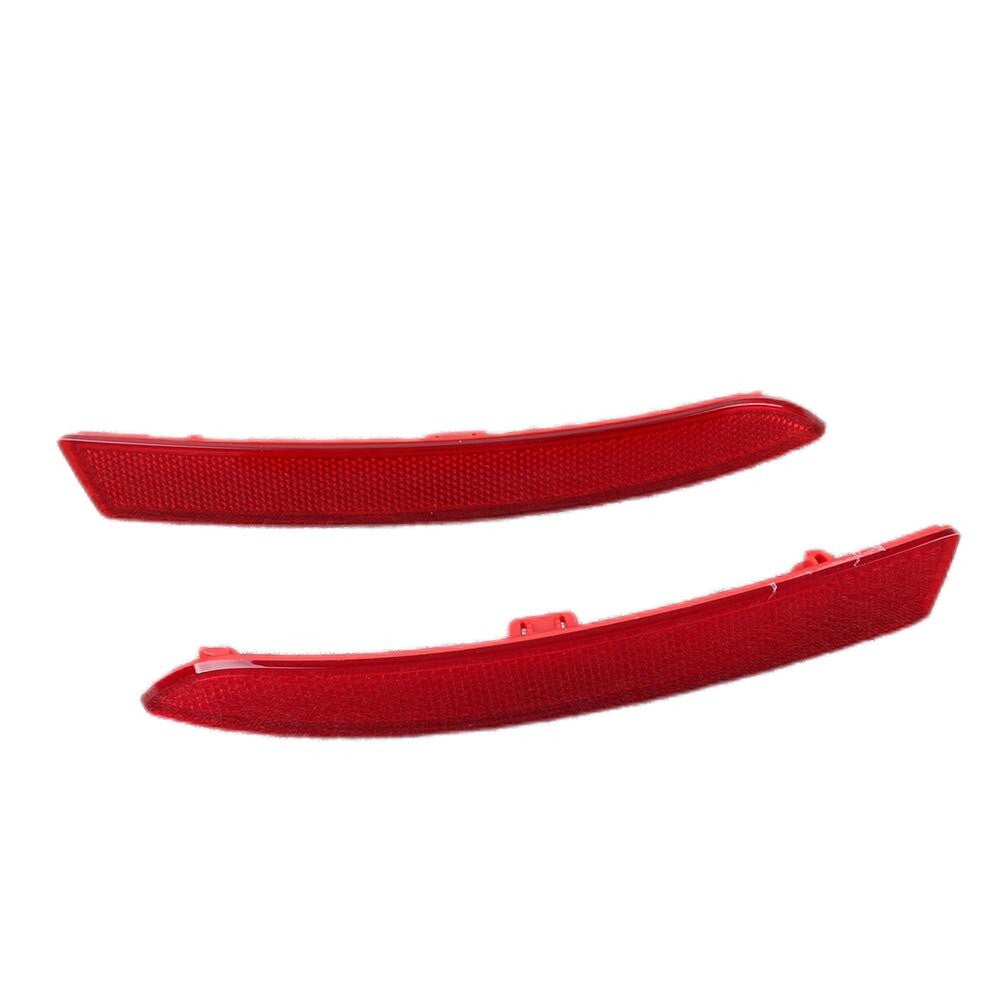 2Pcs Rear Bumper Cover Reflector Red Left+Right For 5' F10 F18 LCI 2013-2017