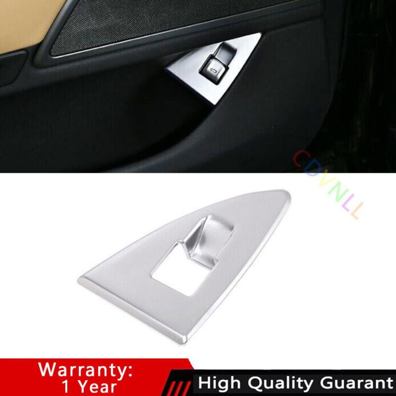 for BMW 7 Series 2016-2022 Matte Silver Car Back Door Tailgate Switch Cover Trim