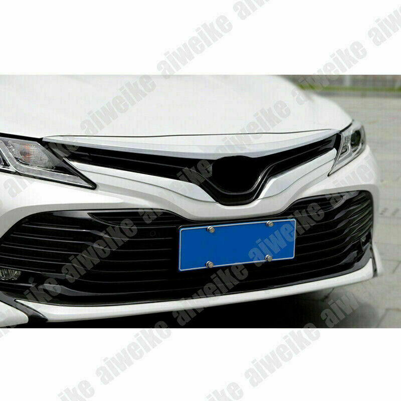 for Toyota for Camry 2018-2023 Car Front Center Grill Grille Cover Trim Carbon Fiber