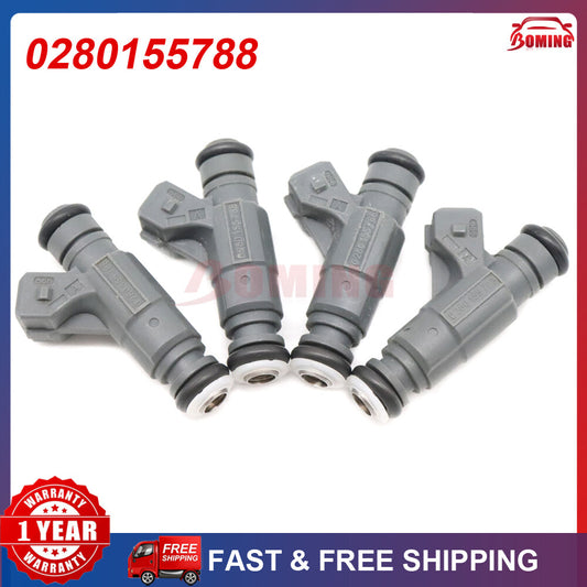 4pc Fuel Injector for BMW Motocycles R 1100 1150 1200 850 for Mitsubishi 0280155788