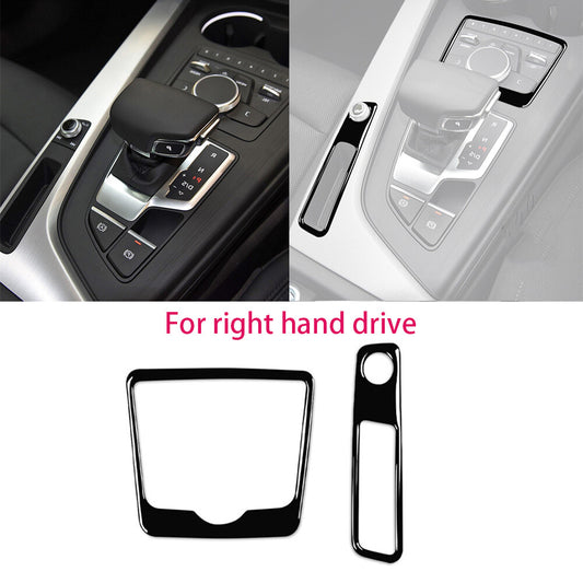 for Audi A4 B9 2017-19 RHD Display Board Volume Adjust Switch Cover Gloss Black