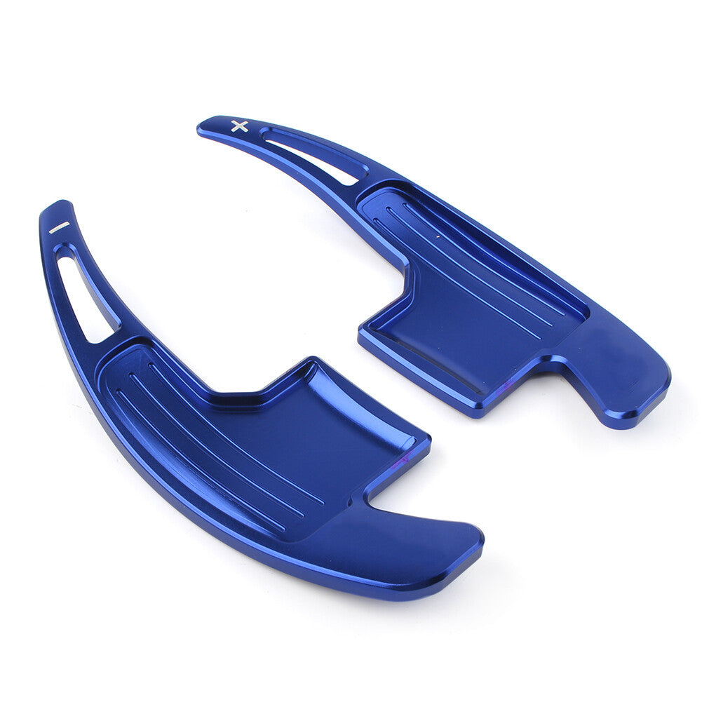 Steering Wheel Shift Shifter Paddle Extension Alu FIT 2015-21 for Ford for Mustang Blue