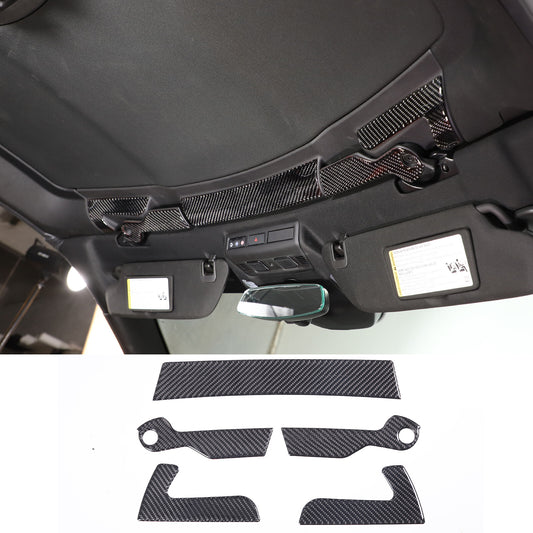 ABS matte black inner door cup frame trim cover for Toyota Sequoia 22-23