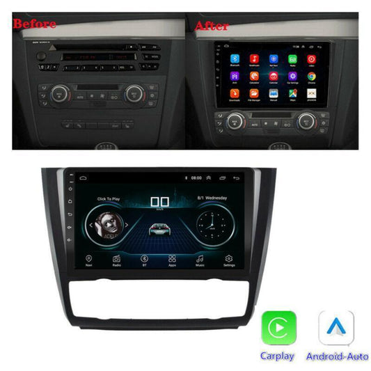 For 04-11 for BMW 1-Series E88 E82 E81 E87 Auto AC FM Radio w/Carplay 9Android 10.1