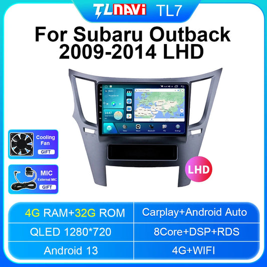 for Subaru Outback 2009-2014 Multimedia Video GPS Navi Stereo Player Car Radio