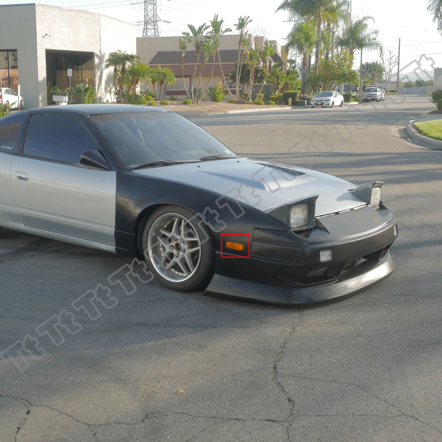 Smoked LED front marker lights suitable for 93-97 for Nissan Altima 1989-1994 240SX S13