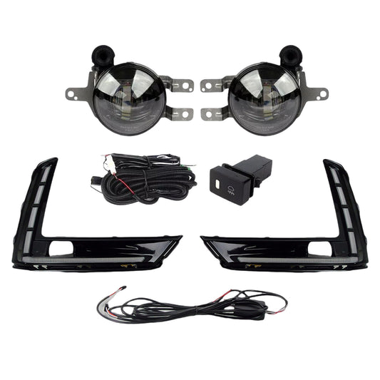 DRL LED Fog Light Upgrade Kit for Honda 2023-2024 CRV/CR-V with Bulb Switch