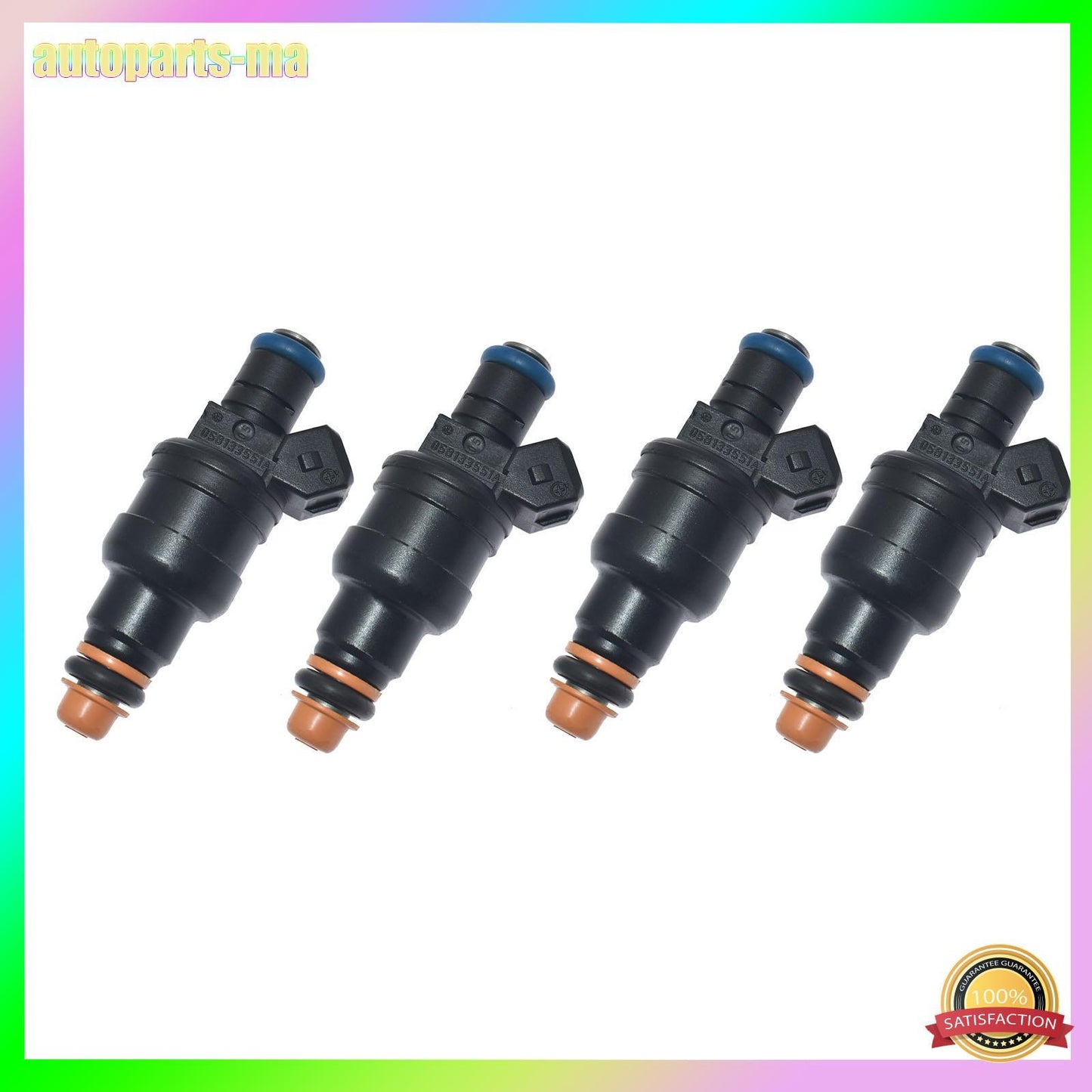 4pcs Fuel Injection 0280150444 for VW for Passat for Audi for A4 B5 058133551A