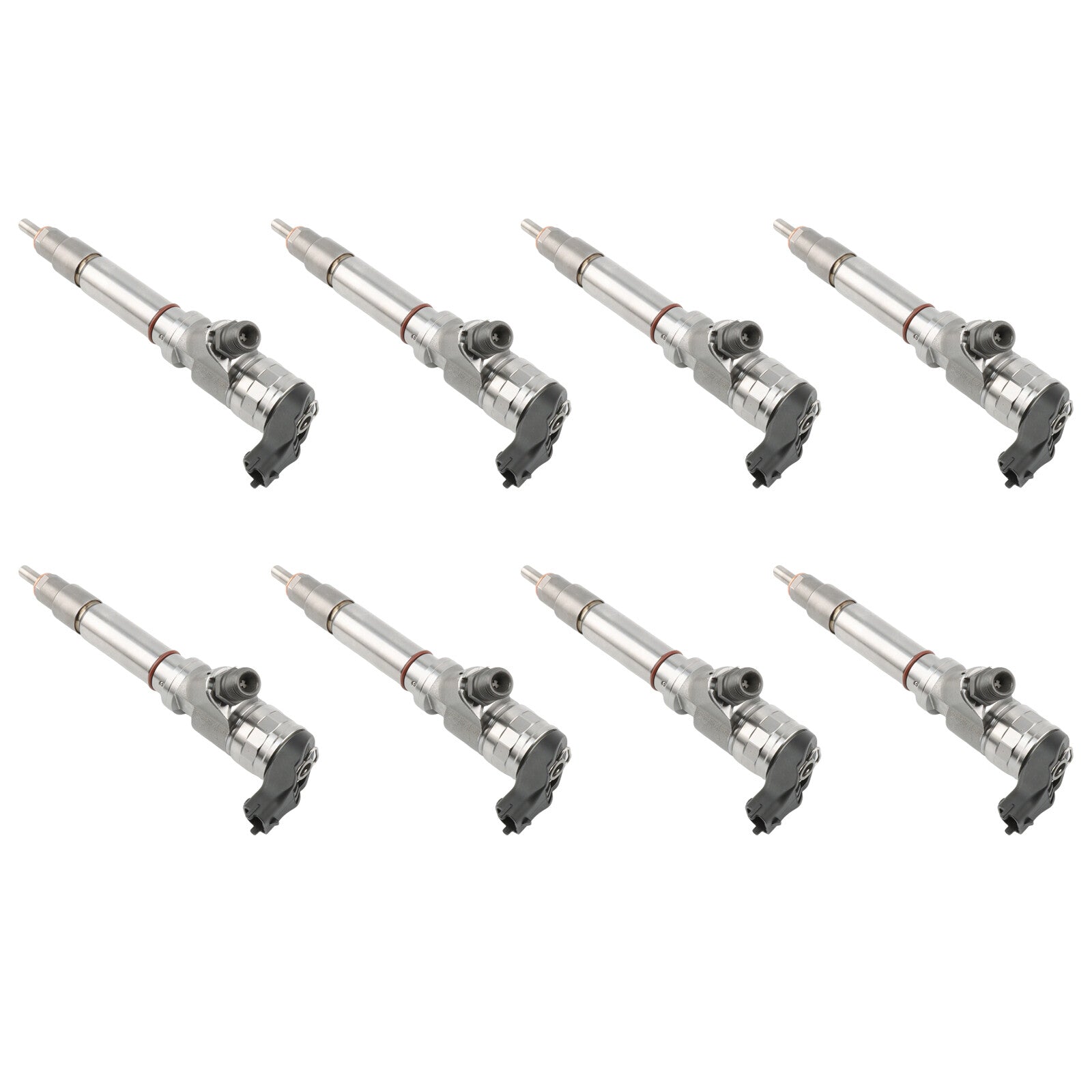 8-pack of fuel injectors for 2004-2005 for Chevrolet 6.6L Duramax LLY 0445120027
