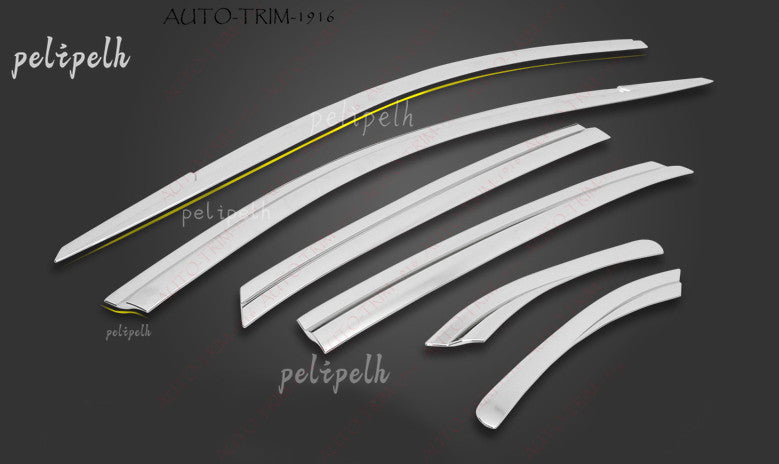 for Honda CR-V CRV 2023-24 Chrome Window Visor Vent Shades Sun Rain Guard Cover