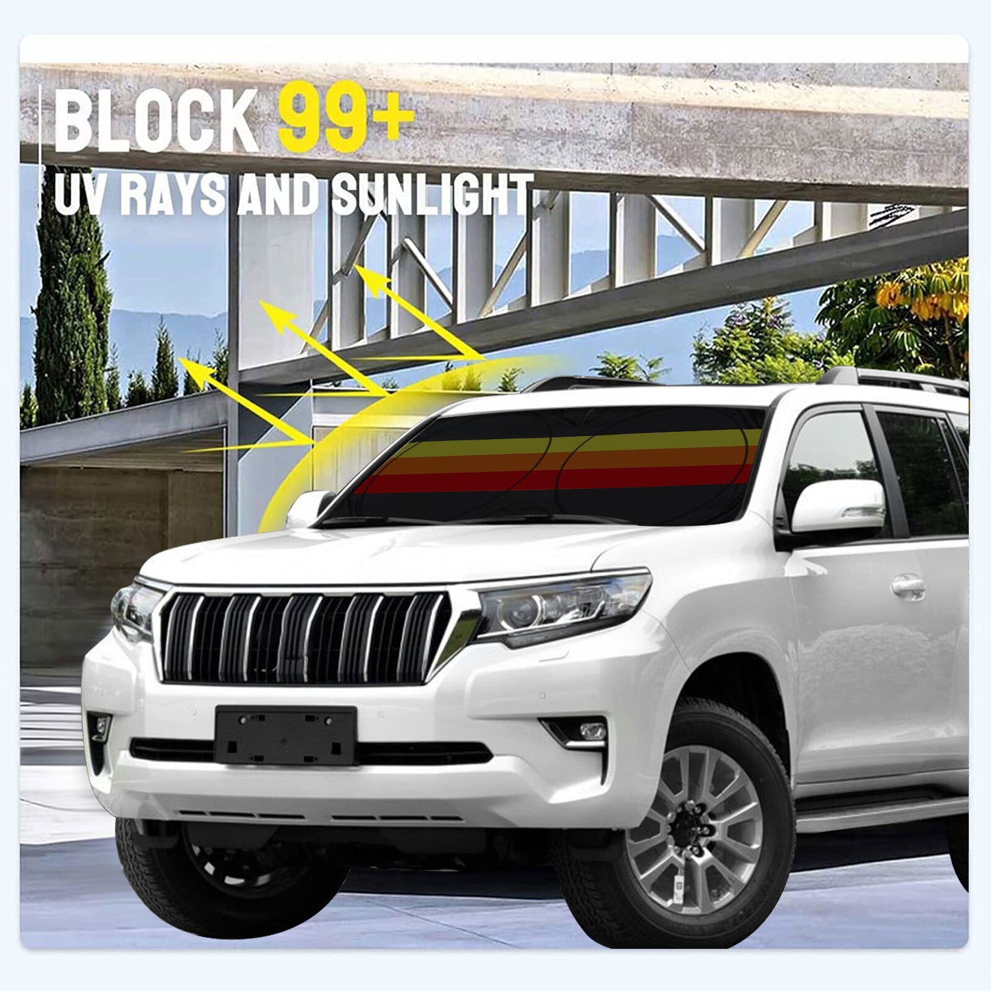for Toyota Accessory Car SUV Windshield Sun Shade Heat Block Window Cover Shield