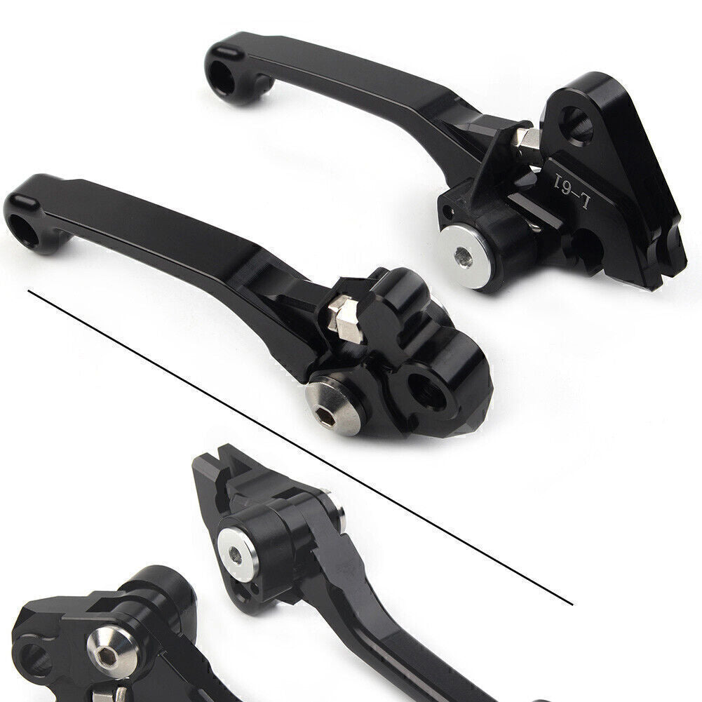 Fit for Kawasaki KX450F 2006 2007 2008 2009 10 12 Pivot Dirt Clutch Brake Levers BLK