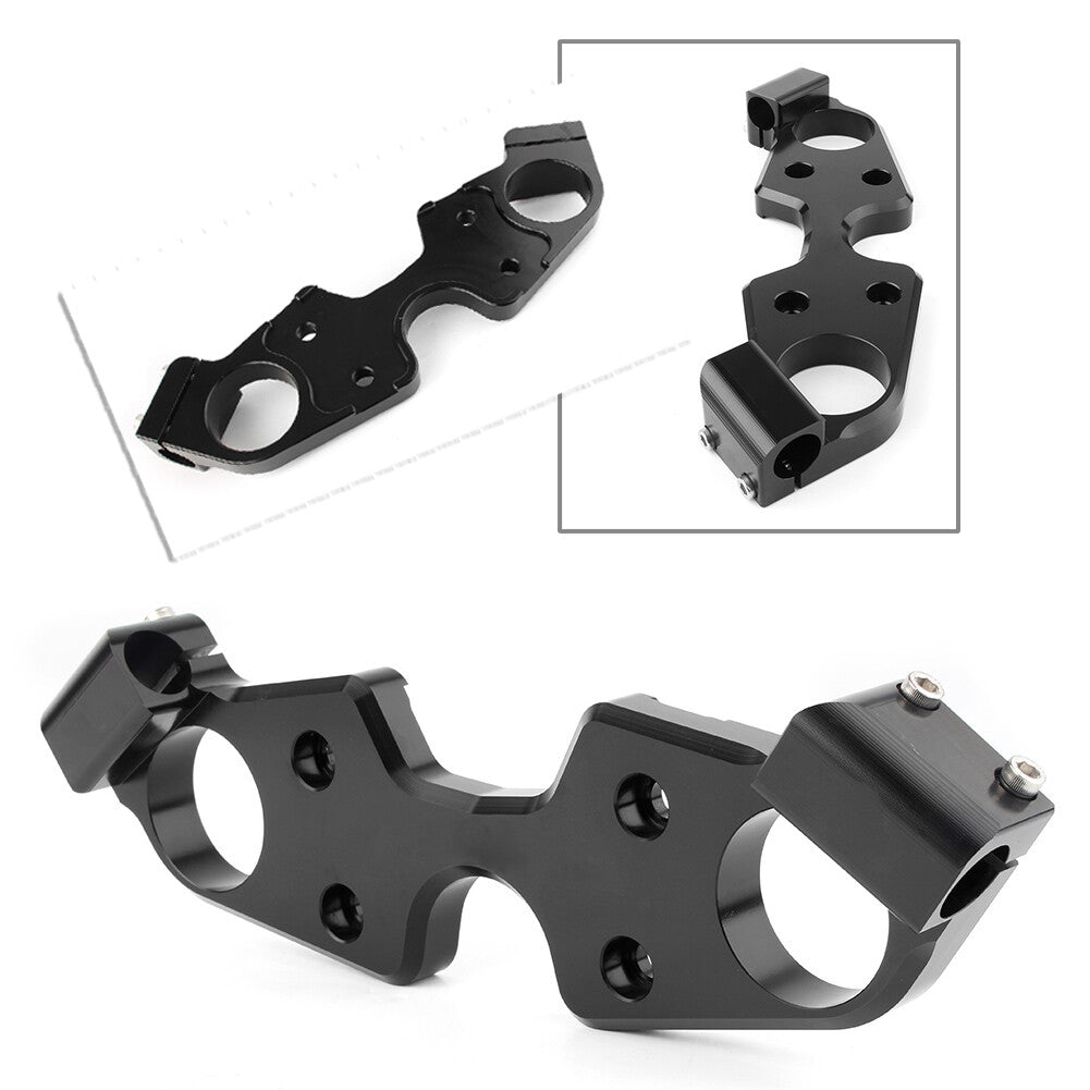 Vordere Gabel Br¨¹cke Klemme Abdeckung f¨¹r for Suzuki Hayabusa GSX1300R 08-19 Schwarz