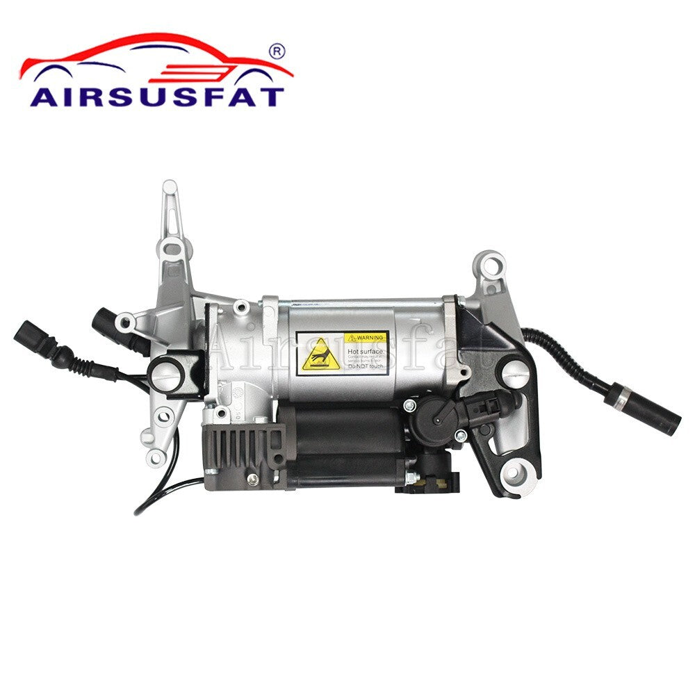 Air suspension compressor pump 4L0698007B with bracket for Audi Q7 2006-2015