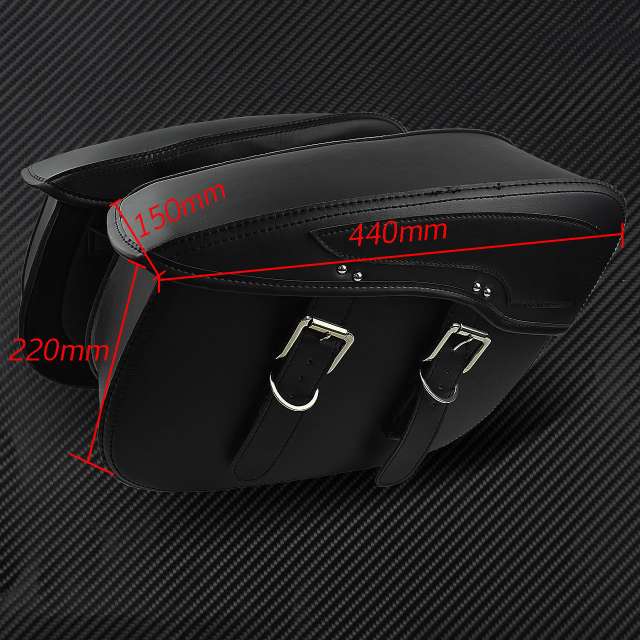 Motorcycle Saddle Bags PU Leather Luggage Tool Bags Fit for Harley Chopper XL883