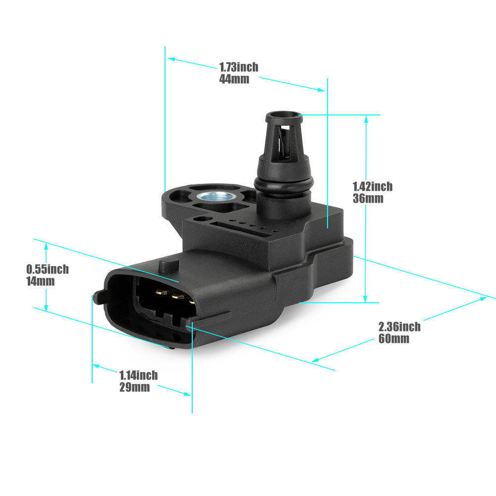 1X 0261230099 Intake manifold pressure sensor for Honda for Civic for Polaris map