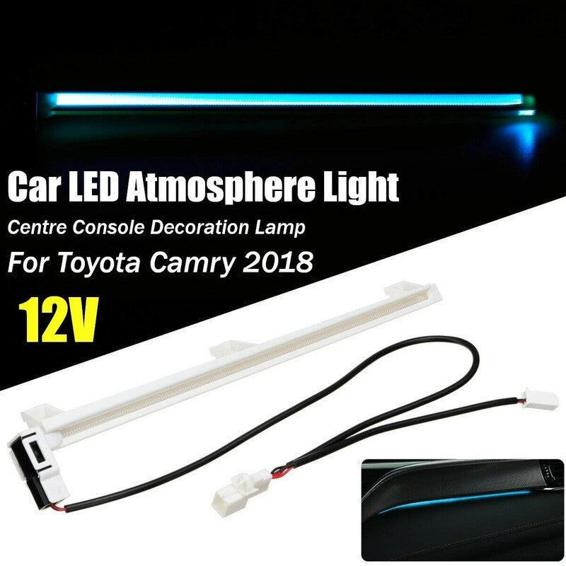 for Toyota for Camry 2018 Car Interior 12V LED Center Console Atmosphere Light Blue