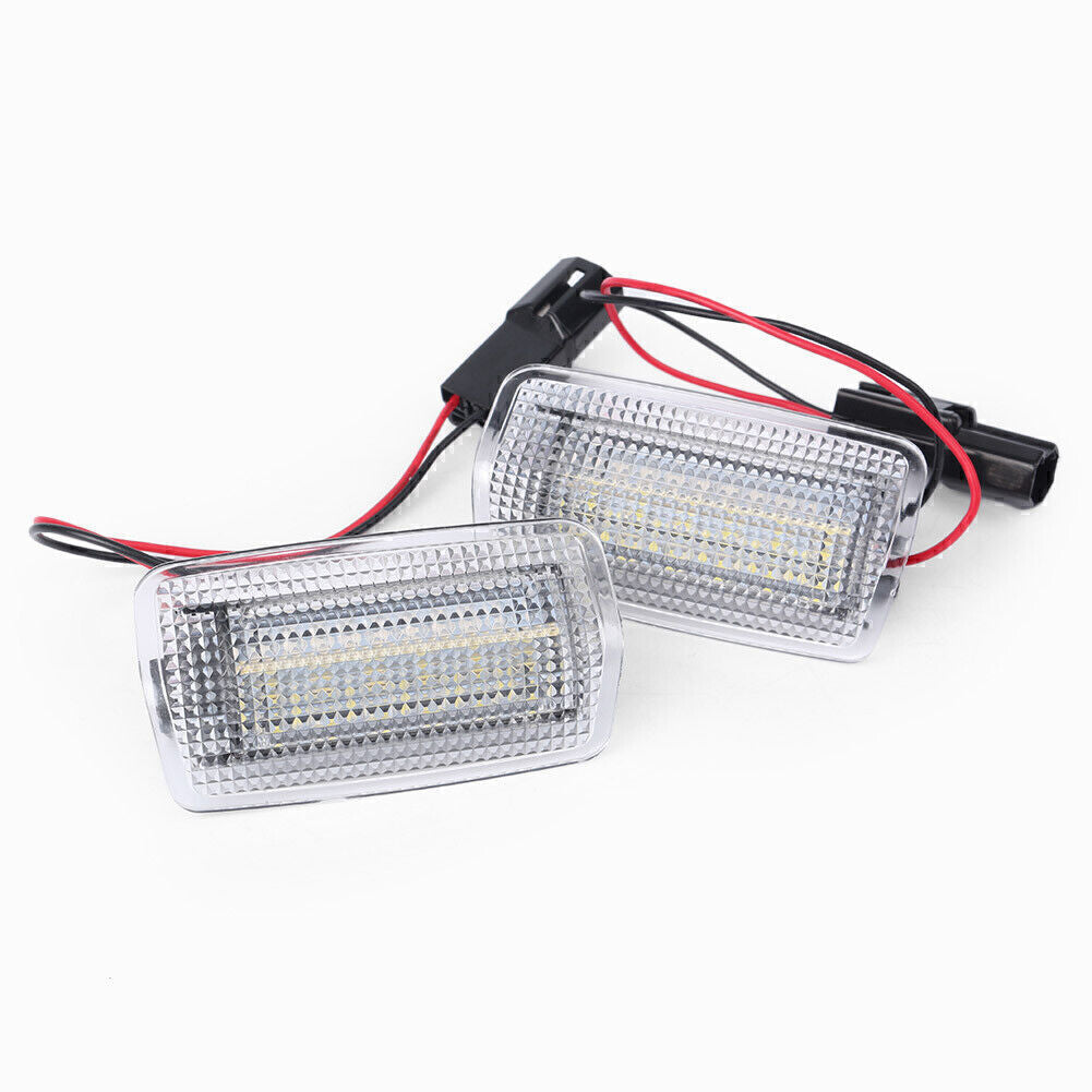 for Toyota for Lexus 2x White LED Side Door Courtesy Lights Welcome Lamp
