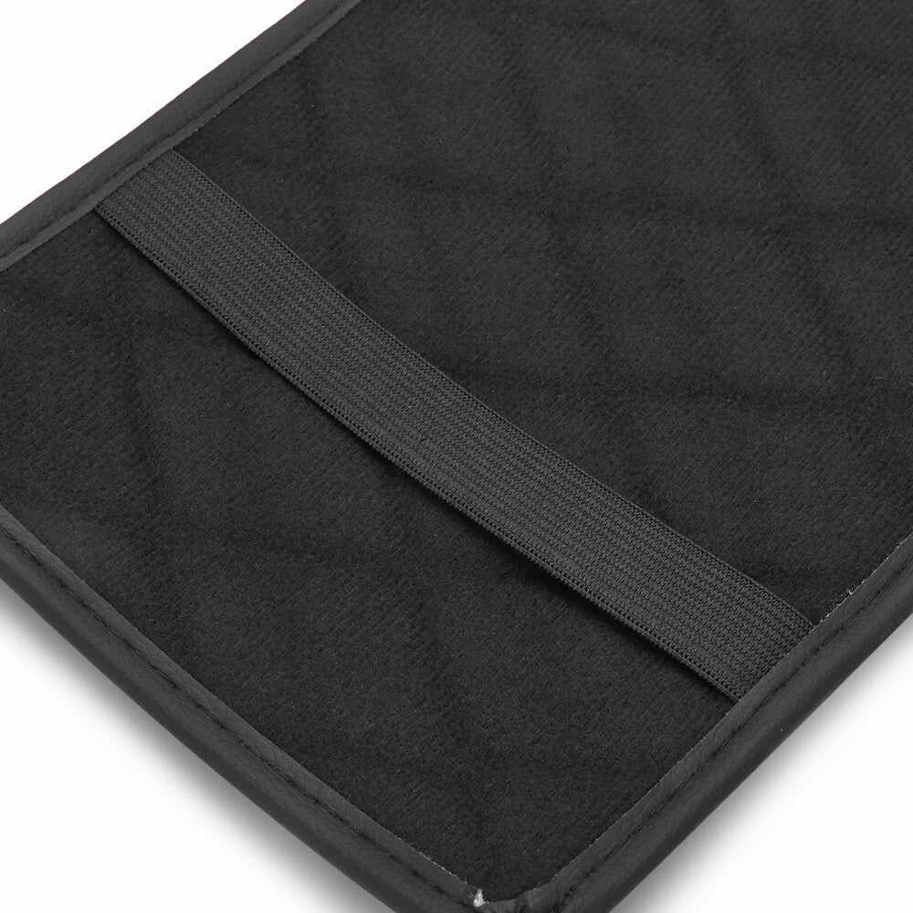 Car armrest mat protective cover center console box Pu'er leather backrest cushion accessories