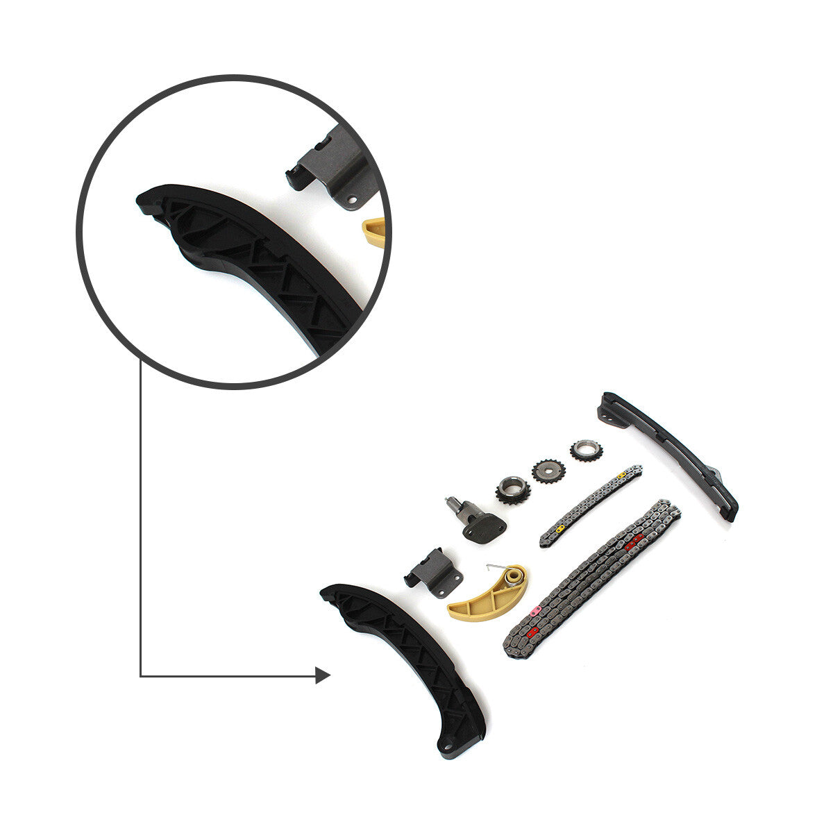 Timing Chain Kit 2ZRFE for Scion for Pontiac Vibe for Corolla Matrix Prius XD 1.8L 2.4L