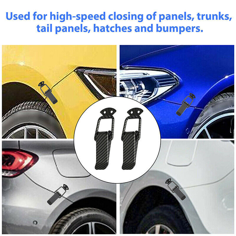 Bumper Clip Lock Quick Release Fastener Latch For Fender Trunk and Hatch Lids